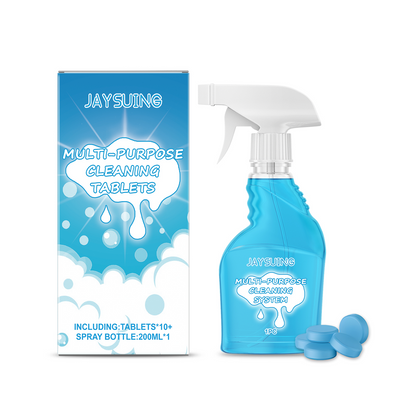 Jaysuing Multi-purpose cleaner Multi-purpose cleaning effervescent tablets, gentle cleaner for removing dirt, grease, and odors