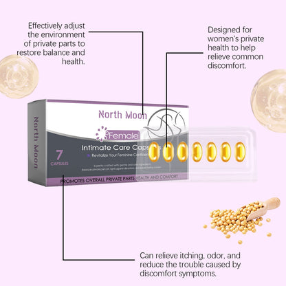 North Moon Women's Body Care Capsules Gentle body care moisturizing daily refreshing comfort capsules