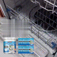 Jakehoe Dishwasher cleaning tablets Dishwasher-specific detergent and brightener for cleaning, removing grease and dirt