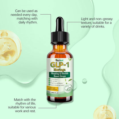 Docteat Body Care Drops Plant-based ingredients gently protect and balance the body, dietary supplement for managing your figure