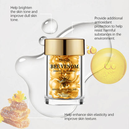 Hoygi Bee Venom Facial Care Capsules Nourishing and moisturizing capsules to improve skin's youthful vitality and firmness