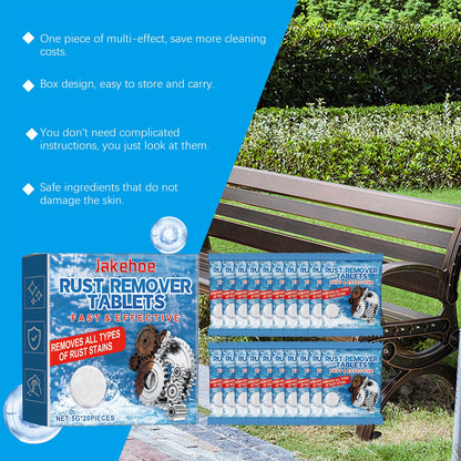 Jakehoe Rust Removal Cleaning Effervescent Tablets Multi-purpose decontamination, metal rust prevention, household cleaning effervescent tablets