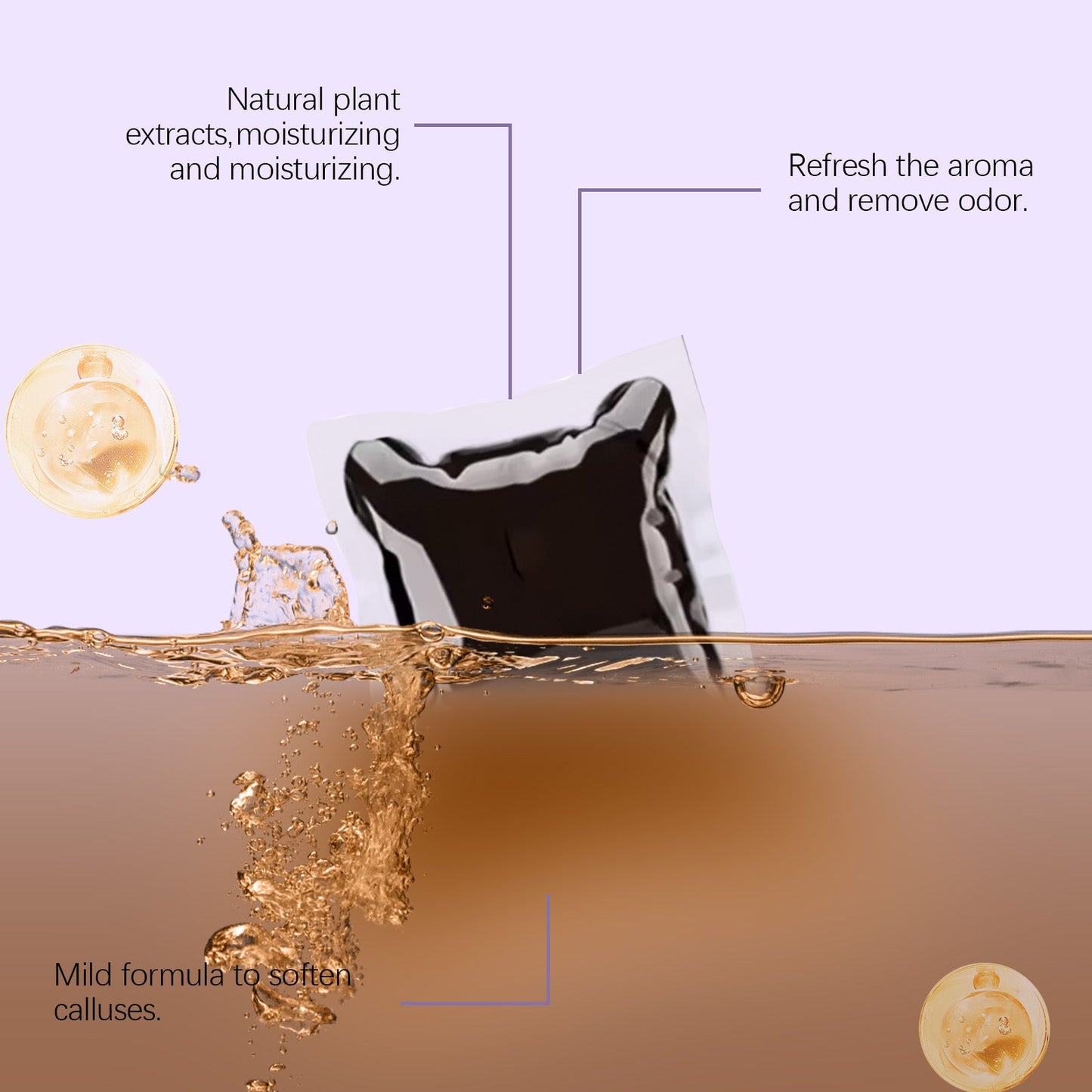 Ximonth Foot Soaking Beads Body and foot care daily nourishing gentle exfoliating comfortable foot bath beads
