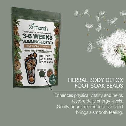 Ximonth Herbal body foot bath beads Gentle moisturizing care for comfortable foot and body care foot soak beads