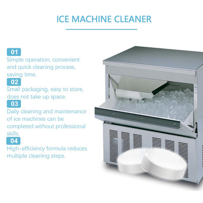 Jakehoe Ice Maker Cleaning Tablets Daily household gentle cleaning of ice makers for descaling, deodorizing, and maintenance