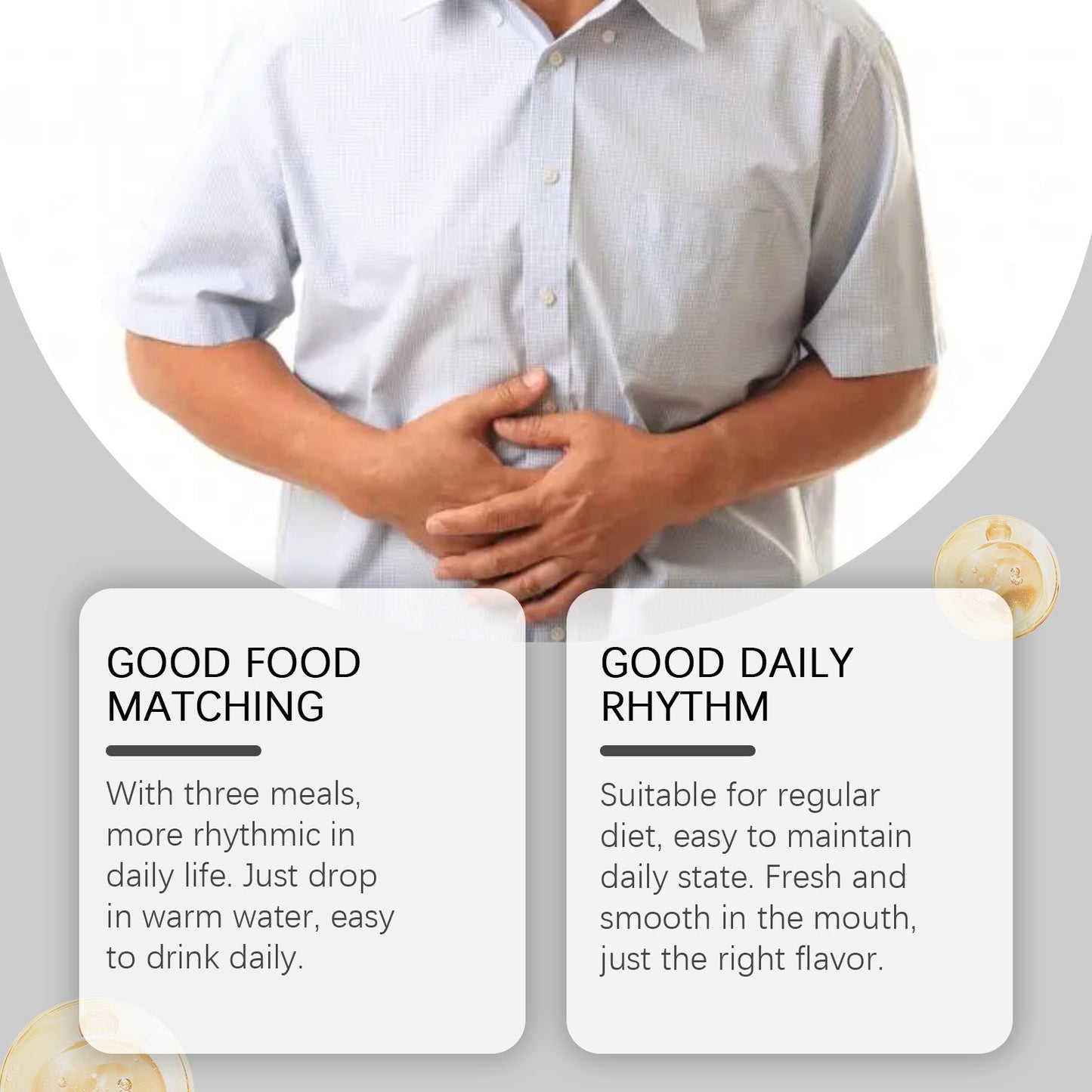 Docteat Body Care Drops Supports daily intestinal function maintenance and helps relieve discomfort