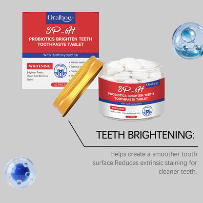 Oralhoe Mint Fresh Mouthwash Tablets Gentle teeth cleaning, fresh breath, portable mouthwash tablets for on-the-go use