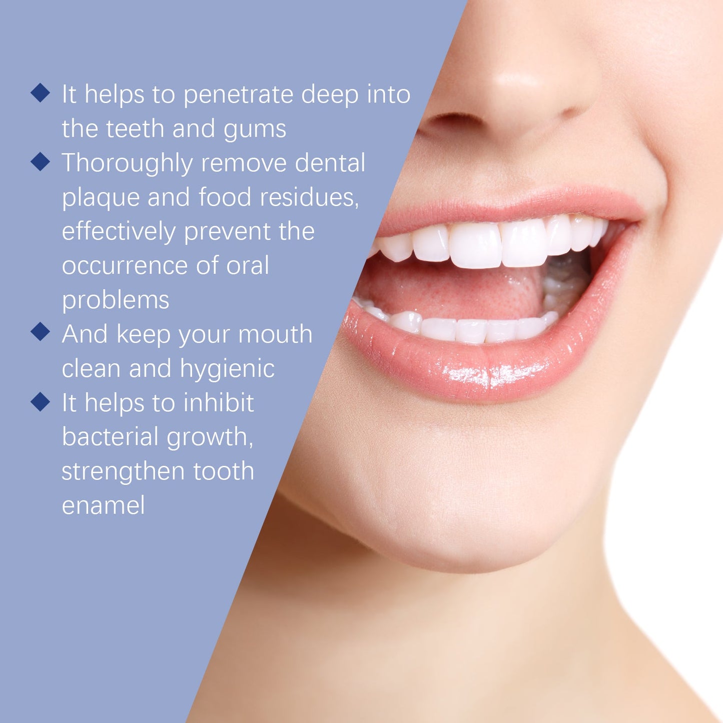 EELHOE Fresh Breath Mouthwash Tablets Clean oral hygiene, care for shiny teeth, portable solid toothpaste tablets