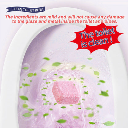Jakehoe Toilet Effervescent Tablets Toilet cleaner for removing odors, yellow stains, dirt, and urine marks; toilet bowl cleaning tablets