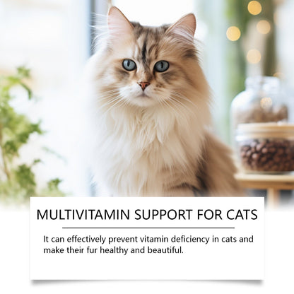 Yegbong Pet Cat Multivitamin Tablets Vitamin and trace element nutritional supplements for cats