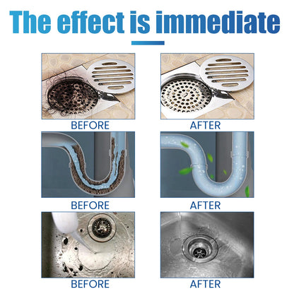 Jakehoe Drain Cleaning Tablets Kitchen and toilet drain pipes are clogged; cleaning, unclogging, and eliminating odors
