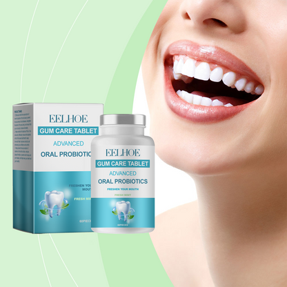 EELHOE Probiotic Oral Rinse Tablets Solid toothpaste tablets, portable mouthwash tablets, portable cleaning and stain removal for teeth