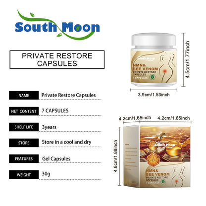South Moon Women's Body Care Capsules Body cleansing, odor-removing, moisturizing and hydrating body care capsules