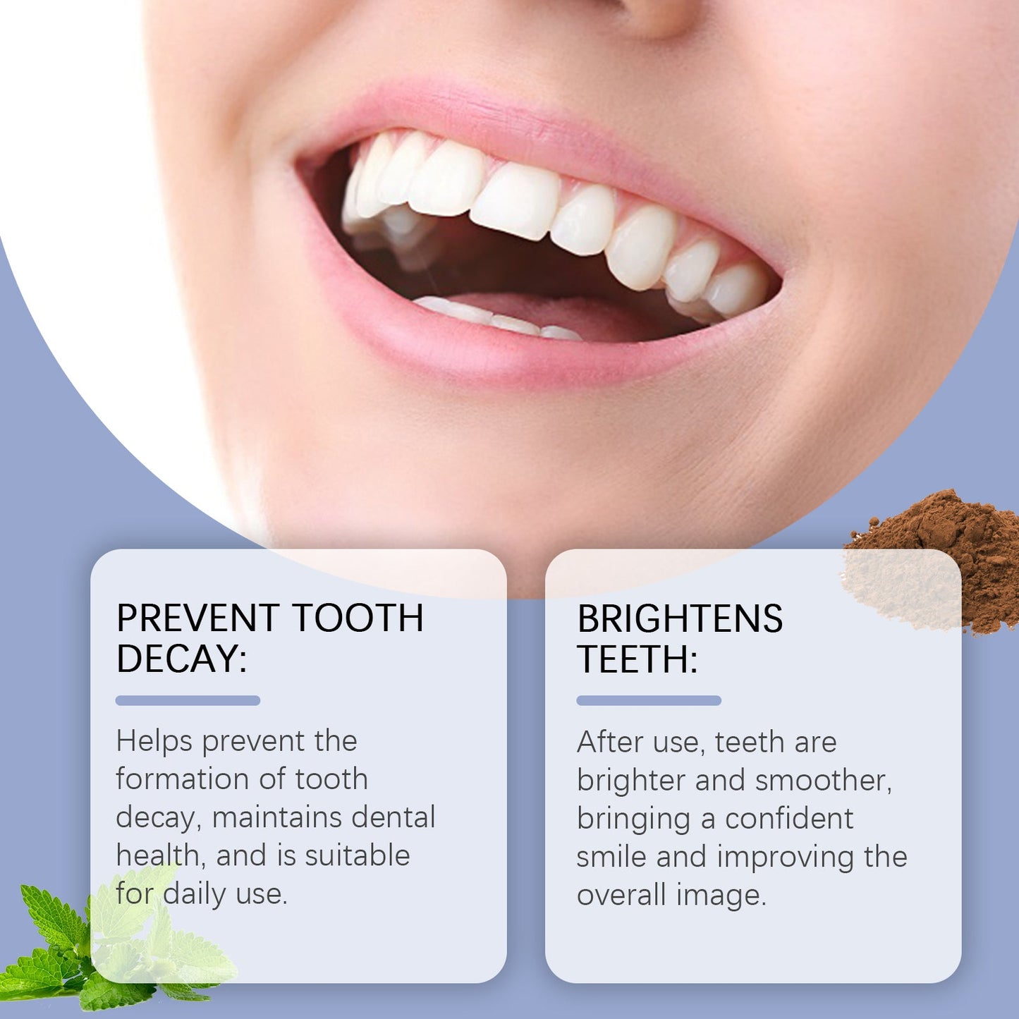 EELHOE Fresh Breath Mouthwash Tablets Clean oral hygiene, care for shiny teeth, portable solid toothpaste tablets
