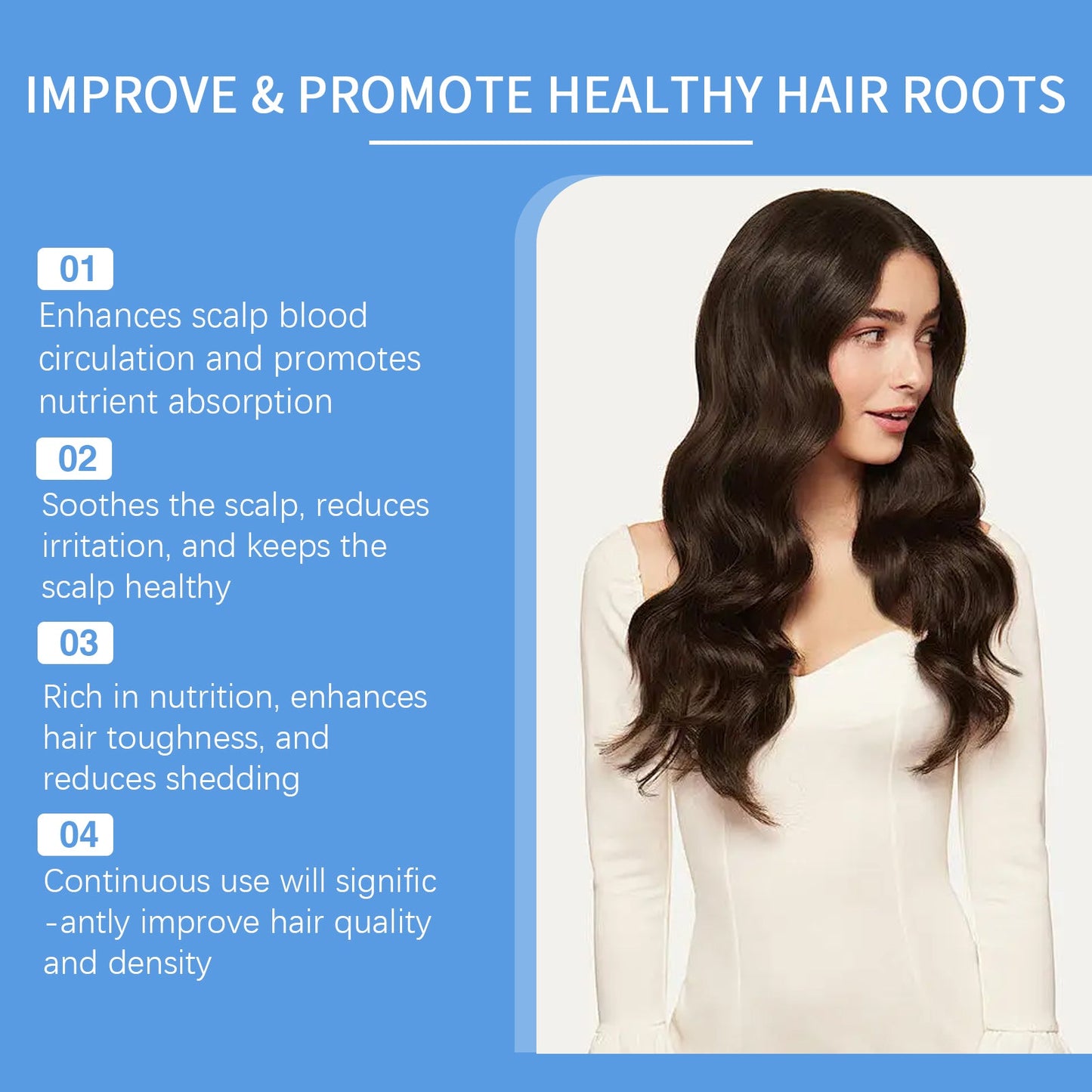 HOEGOA Hair Care Capsules Scalp Repair Essential Oil, Hair Smoothing Care Essence, No-Rinse Hair Care Capsules