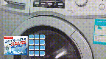 Jaysuing Washing machine stain remover effervescent tablets Washing machine detergent for descaling, stain removal, and odor elimination