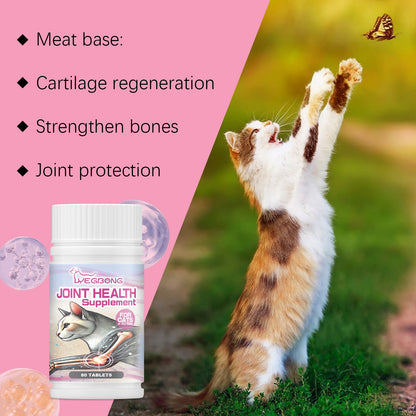 Yegbong Joint care tablets for cats Pet Cat Joint Care: Protecting and Maintaining Pet Joint Health