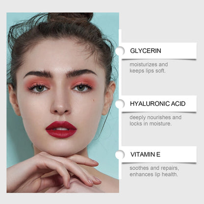 zephoco Matte Peel-Off Lip Glaze Series Nourishing lip care, hydrating and moisturizing, natural and long-lasting color makeup