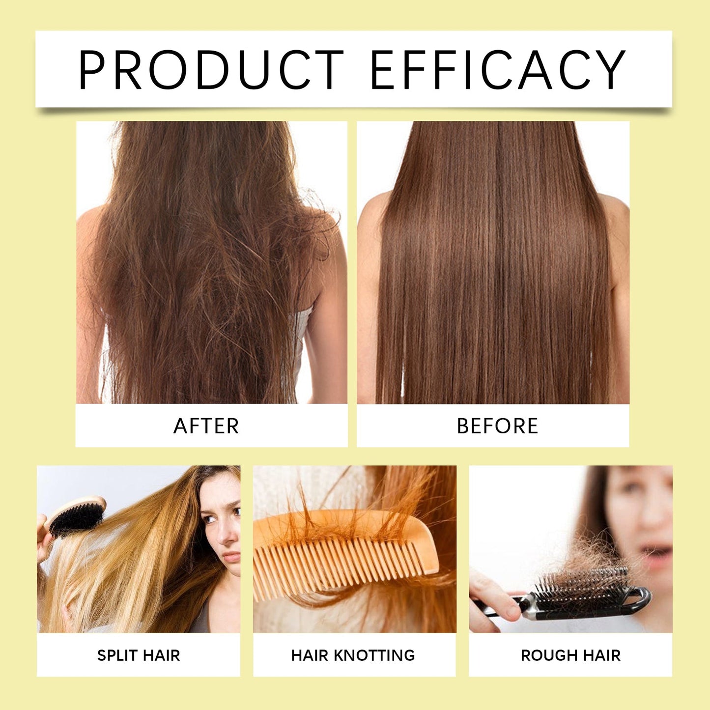 EELHOE Hair Oil Capsules Scalp care to improve dryness and frizz, smooth hair care oil, gentle and moisturizing