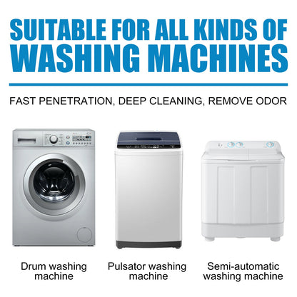 Jaysuing Washing machine cleaning tablets Drum-type pulsator household washing machine tank cleaning removes odors and dirt
