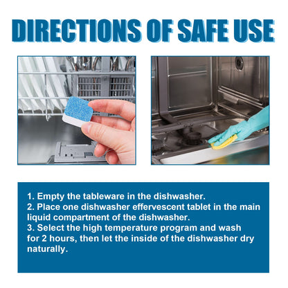 Jakehoe Dishwasher cleaning tablets（Barrel） Specialized cleaning tablets for kitchen utensils and tableware to remove grease, odors, and scale