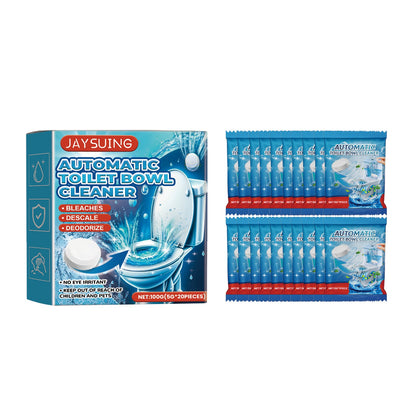 JAYSUING Toilet cleaning tablets Efficient toilet cleaning, stain removal, descaling, and deodorizing toilet cleaning tablets