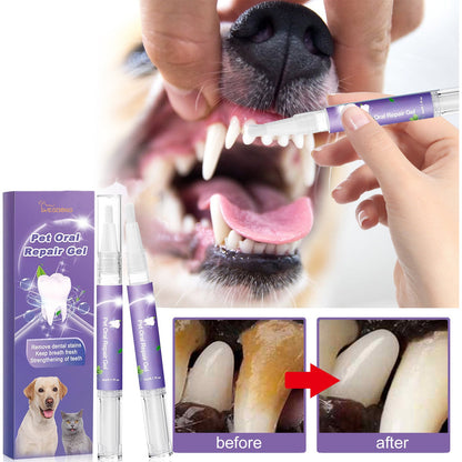 Yegbong Pet Oral Repair Gel（1pcs） Deep cleaning of dog and cat teeth, oral hygiene care