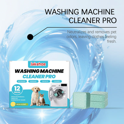 Jakehoe Washing machine cleaning tablets Daily household drum washing machine gently cleans stains, scale, and odors
