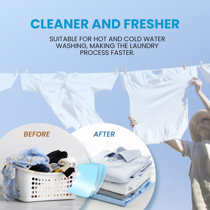 Jue-Fish Laundry tablets Deeply cleans clothes, removes oil stains and dirt, and leaves a long-lasting fragrance - clothing cleaning tablets