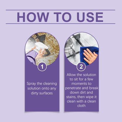 Jue Fish Multifunctional Cleaner Easy-to-use multi-purpose cleaner for cleaning grease and stains on kitchen stoves and utensils