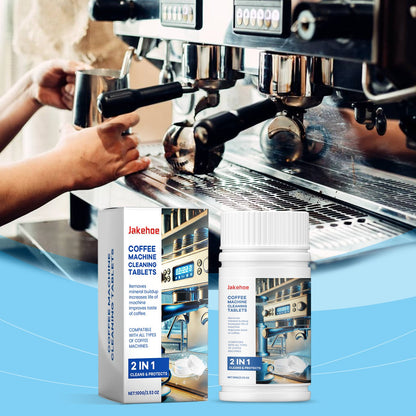 Jakehoe Coffee machine cleaning tablets Special cleaning tablets for coffee machines to remove stains, scale, and for maintenance and renovation