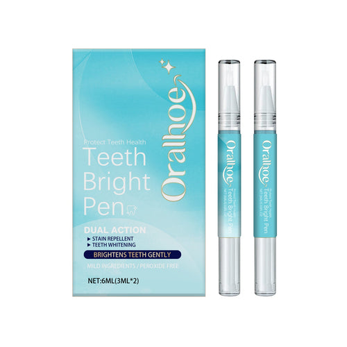 Oralhoe Dental care pen Cares for oral hygiene, cleans teeth, removes yellow stains and plaque, freshens breath, teeth whitening pen