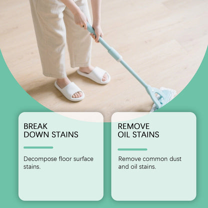 Jue Fish Floor Cleaner Stain-removing and brightening gentle formula household floor shine maintenance cleaner