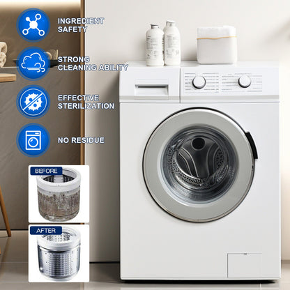 Jakehoe Washing machine cleaning tablets Washing machine tank cleaning tablets for removing dirt and odors
