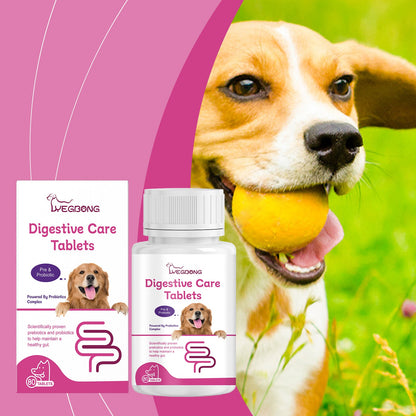 Yegbong Probiotic tablets for dogs Improve intestinal health, balance digestion and absorption, pet nutritional supplements