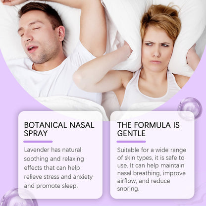 XIMONTH Snoring spray Home-use nasal spray for relieving nasal congestion, stopping snoring, and aiding sleep, with nasal cavity cleaning and care
