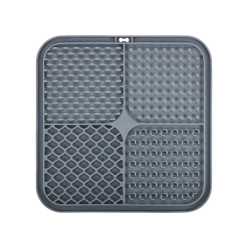 Silicone pet licking pad