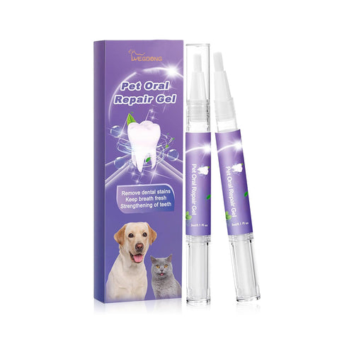 Yegbong Pet Oral Repair Gel（2pcs） Deep cleaning of dog and cat teeth, oral hygiene care