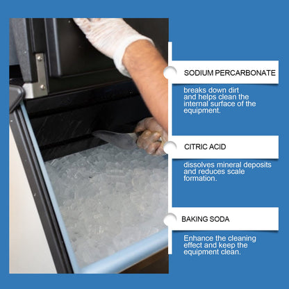 Jakehoe Ice Maker Cleaning Tablets Convenient and gentle household cleaning, descaling, deodorizing, and daily maintenance of ice makers