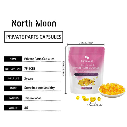 North Moon Women's Care Capsules Gentle nourishment for women's body skin, moisturizing and daily care