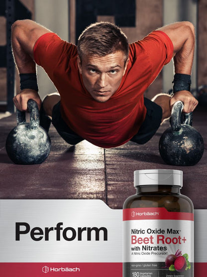 Nitric Oxide Max with Beet Root | 180 Capsules