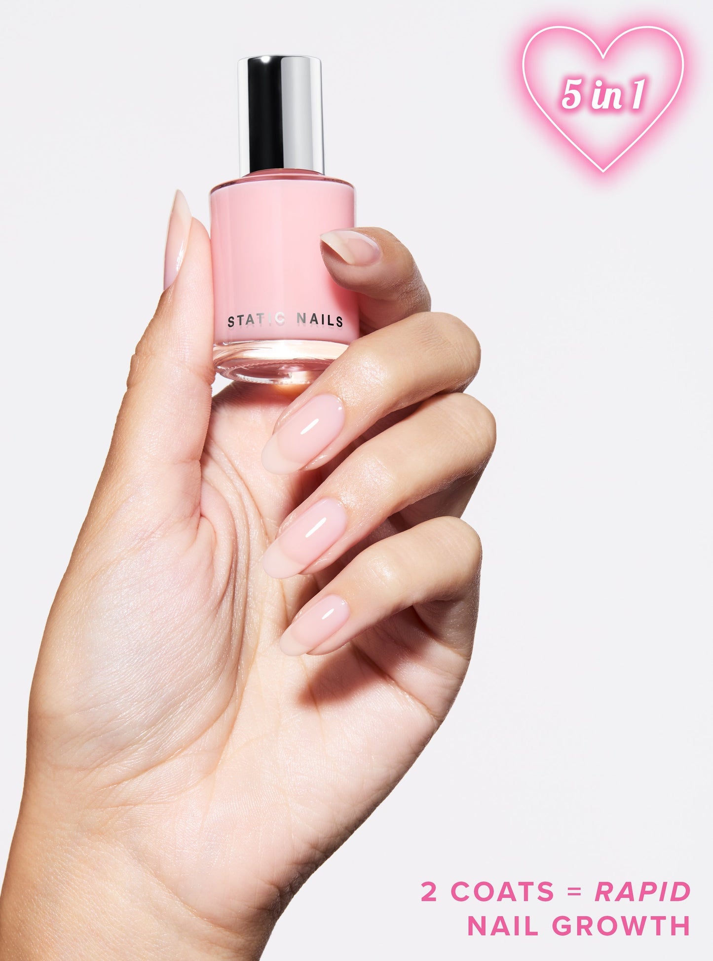 SIGNATURE PINK 5-IN-1 RAPID GROWTH NAIL TREATMENT