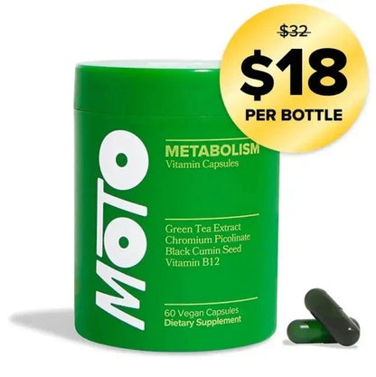 1-3X MOTO - Metabolism Boosting Capsule -Energy Curb Cravings Healthy Metabolism
