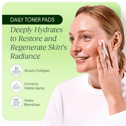 Jiyu Korean Skincare Anti-Aging Pads, Dark Spot & Wrinkle Minimizing Toner Pads-Shop