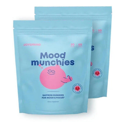 JoySpring Saffron Gummies, Plant-Based Mood Support, Sugar-Free, Gluten-Free