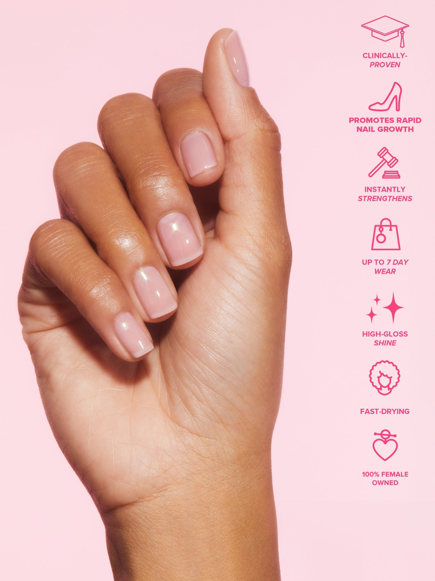 SIGNATURE PINK 5-IN-1 RAPID GROWTH NAIL TREATMENT